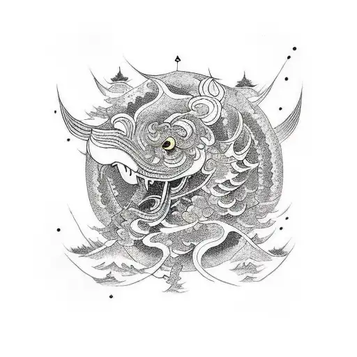 under the heaven tattoo design idea