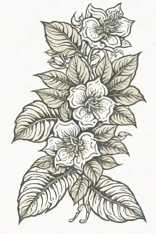 Coffee Plant around elbow length tattoo tattoo design idea