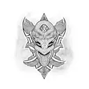 aztec snake tattoo design idea