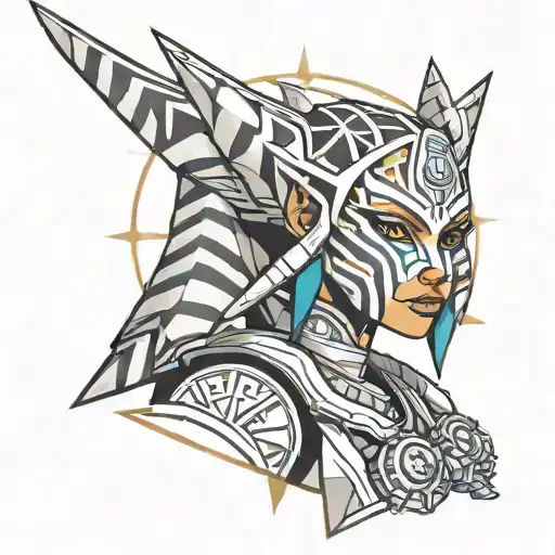 ahsoka tano star wars tattoo design idea
