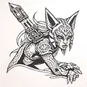 ahsoka tano star wars tattoo design idea