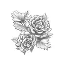 blackberry bush tattoo design idea