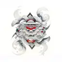  four elements tattoo design idea