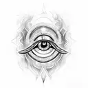 Evil Eye tattoo design idea