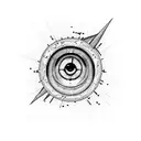 Evil Eye tattoo design idea