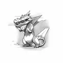 charizard tattoo design idea