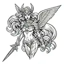 She-Ra tattoo design idea