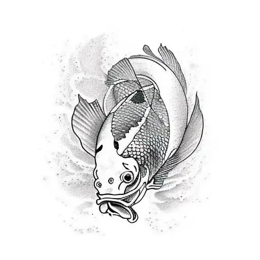 Koi Fish tattoo design idea