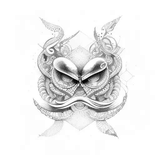 infinite love tattoo design idea