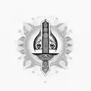 hamsa evil eye tattoo design idea