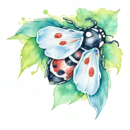 panpan ladybug tattoo design idea