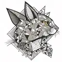 tom and jerry small tattoo design idea