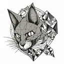 tom and jerry small tattoo design idea