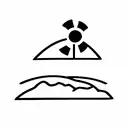 Island with soccer tattoo design idea