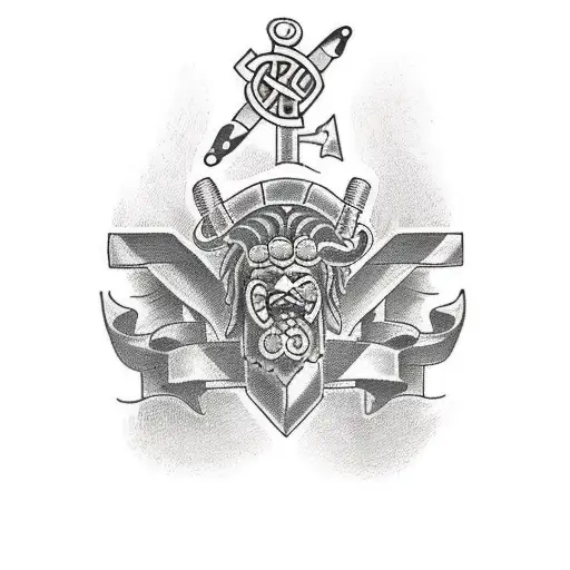 greek, norse, roman tattoo design idea