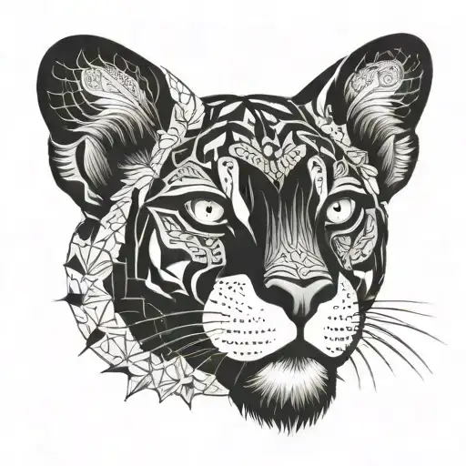 animal inspired tattoo design idea