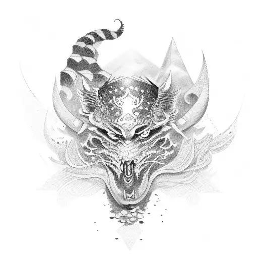 Satvik written in Korean tattoo design idea