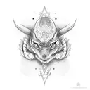 Satvik written in Korean tattoo design idea