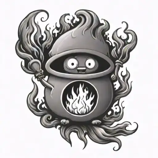 Calcifer cocina tattoo design idea