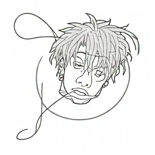 Juice wrld 999 incorporated tattoo design idea