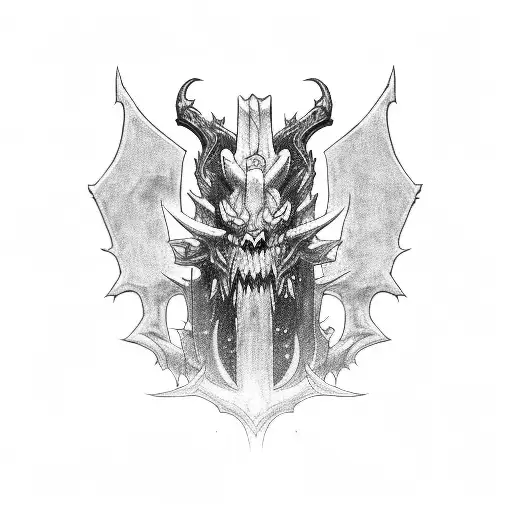 World of Warcraft sindragosa tattoo design idea