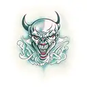 Devil from Dantes Hell tattoo design idea