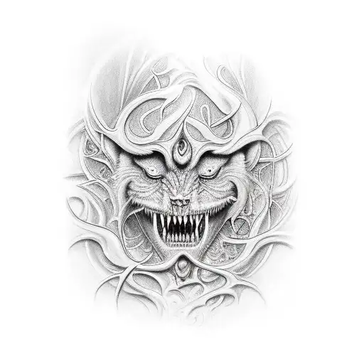 Doors of durin tattoo design idea