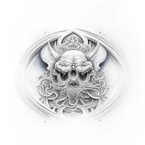 Door of durin tattoo design idea