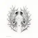 Door of durin tattoo design idea