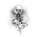 zombie  tattoo design idea