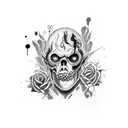 zombie  tattoo design idea