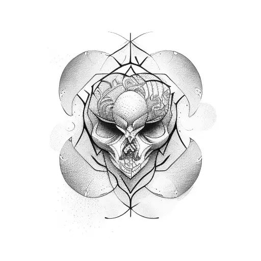 double face tattoo design idea