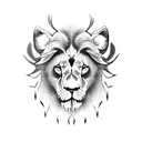 lion moose koala bear parrot tattoo design idea