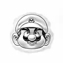  super mario tattoo design idea