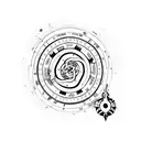 8 life path tattoo design idea