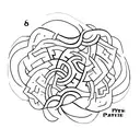 8 life path tattoo design idea