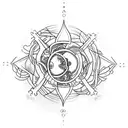 8 life path tattoo design idea