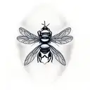 abeja  tattoo design idea