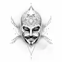 Anonymous tattoo design idea