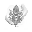 orixa ogun tattoo design idea