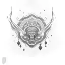 ogun tattoo design idea