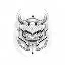 ogun tattoo design idea