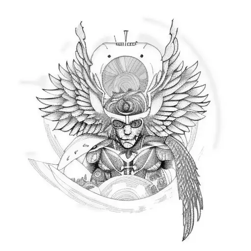 icarus mythology  tattoo design idea