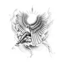 icarus mythology  tattoo design idea