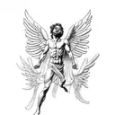 icarus mythology  tattoo design idea