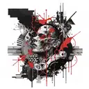 manifest pain at the core of pleasure I'll see you when the wrath comes around  tattoo design idea