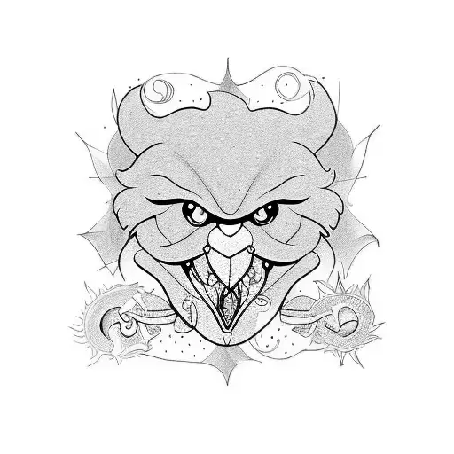 Elmo espartano  tattoo design idea