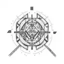 Elmo espartano  tattoo design idea