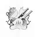 21 Savage inspired lyrics tattoo design idea