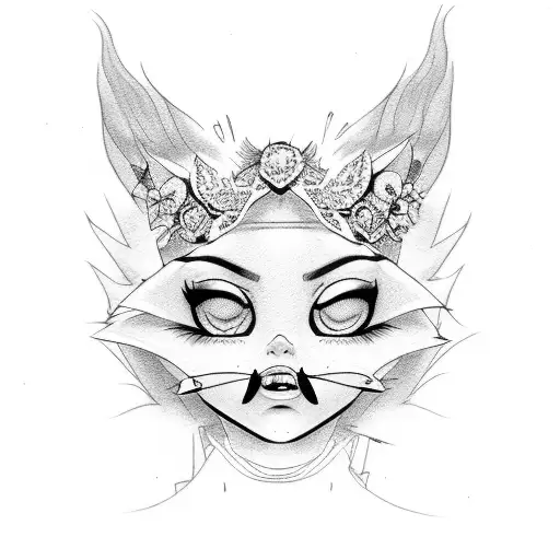 bratz tattoo design idea